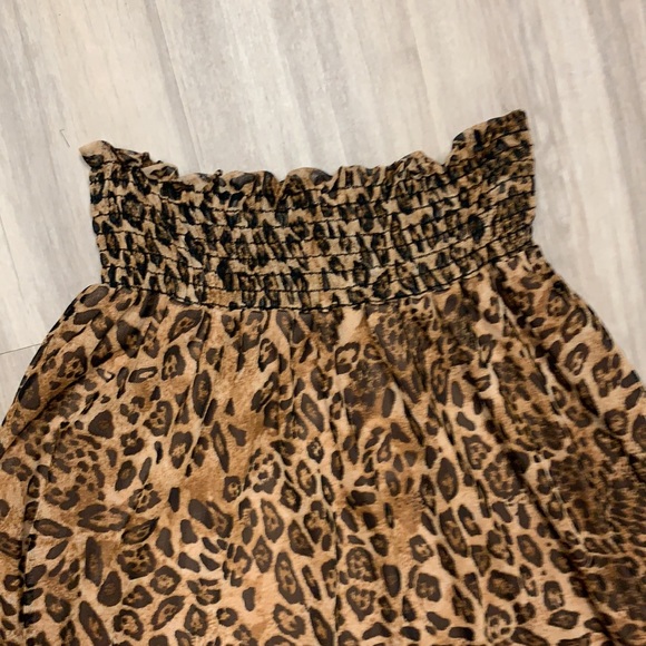 NWT EE:SOME MIDI LEOPARD SKIRT - Picture 5 of 5